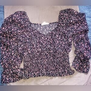 Floral Sleeve Top